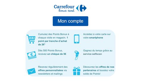 carrefour bonus card|carrefour bonus card mon compte.